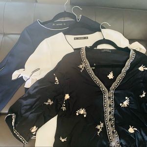Bundle of 3 ZARA Blouses